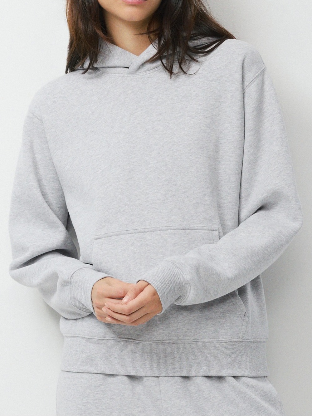 ARITZIA - TNA perfect hoodie light grey